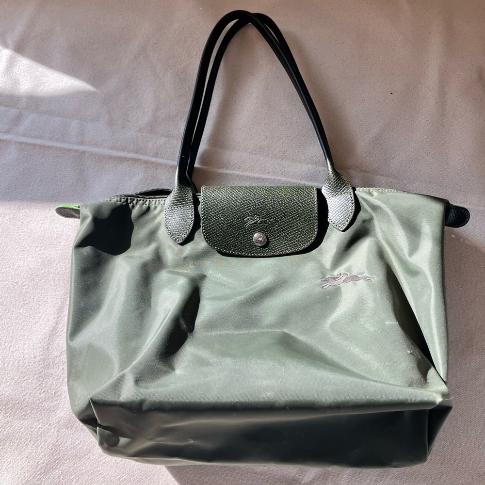 Longchamp Olive Green Women's Tote Bag